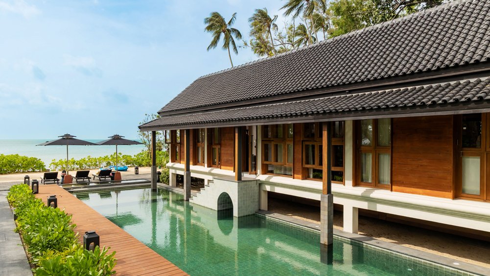 Elite Havens - Siritarar - Koh Samui - Koh Samui - Southern Thai luxury beachfront villa - Expansive pool area outdoor